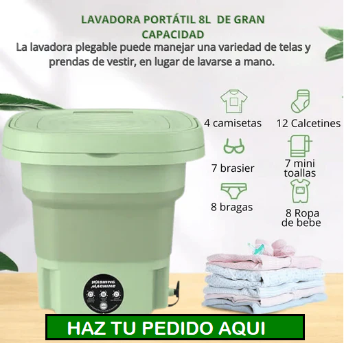 MINI LAVADORA PLEGABLE