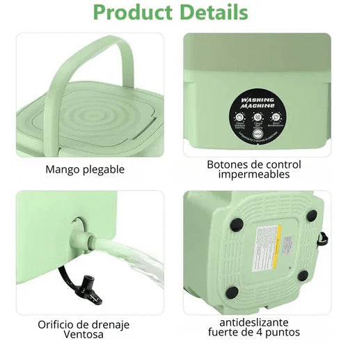 MINI LAVADORA PLEGABLE