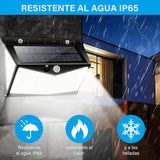 pack 3 Lampara Solar Led con Sensor de Movimiento